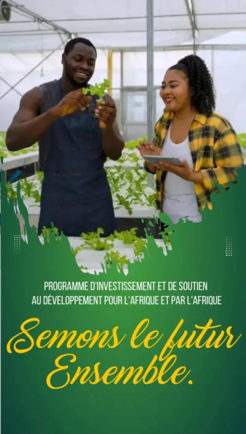 Affiche du programme Agri-Immo-Plus : « Semons le futur ensemble »