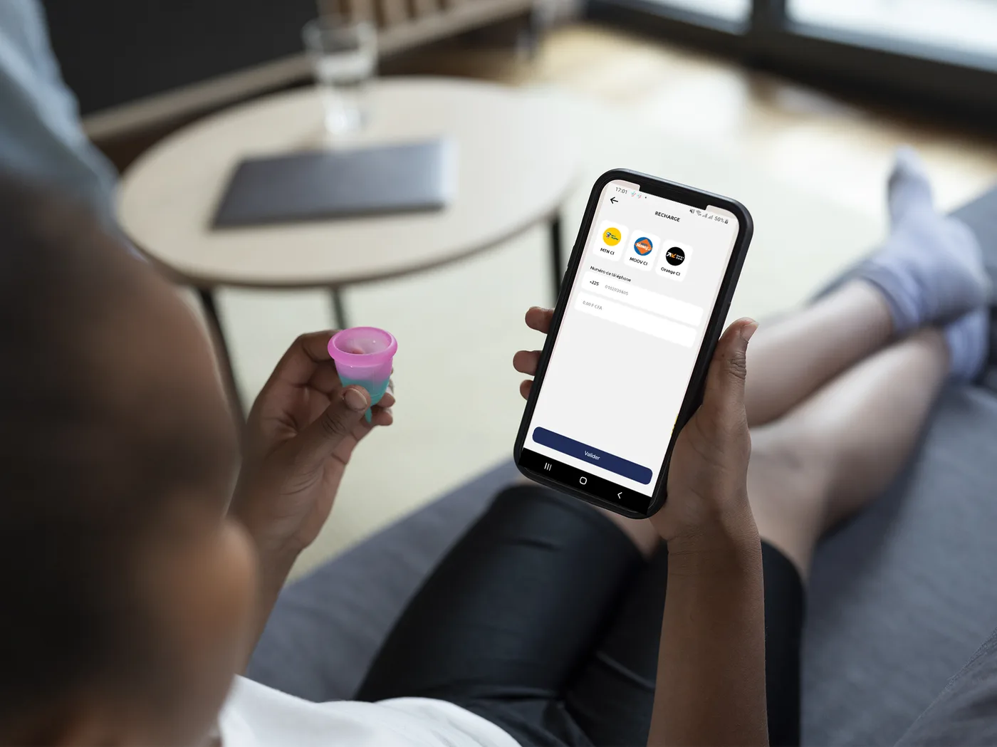 L’application Valsoria en main